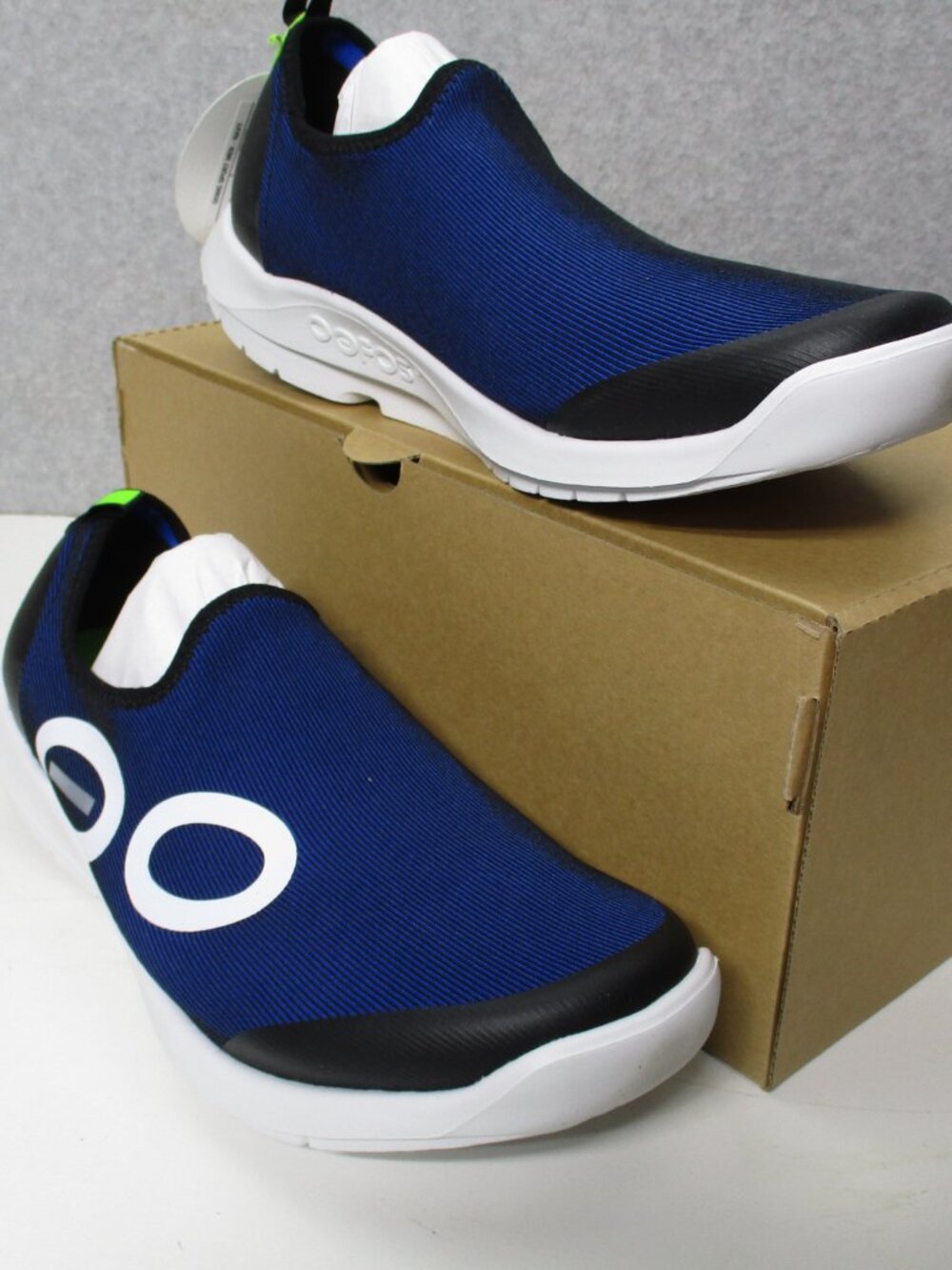 Oofos Oomg Sport Navy Blue Slip On Shoes Comfort Recovery Mens Sz 12 - Picture 3 of 7